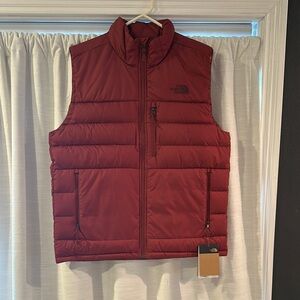 The North Face Men's Red Puffer Vest